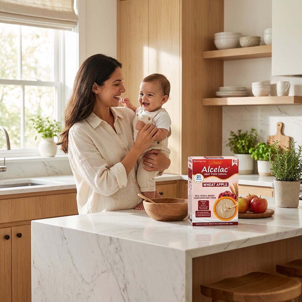 Alcelac Baby Food Cereal Mom and Baby